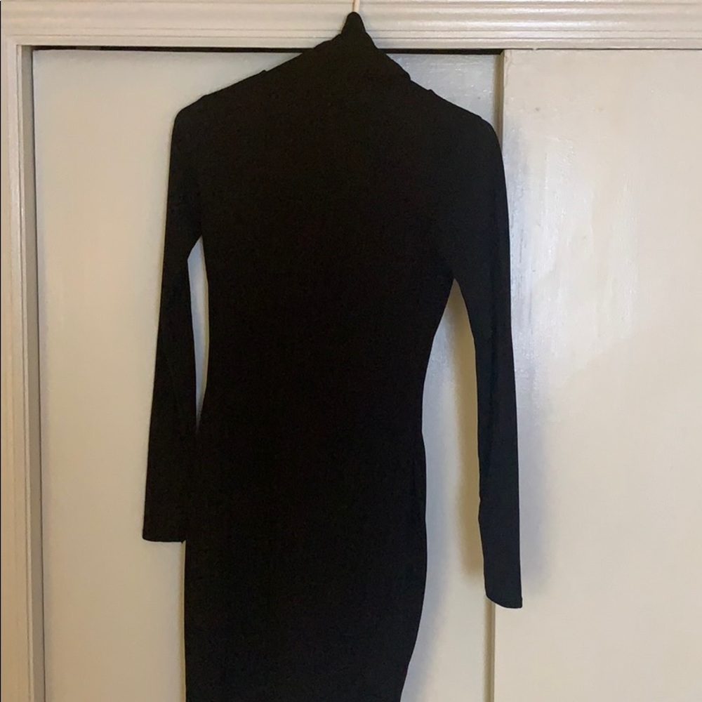 Mini black dress